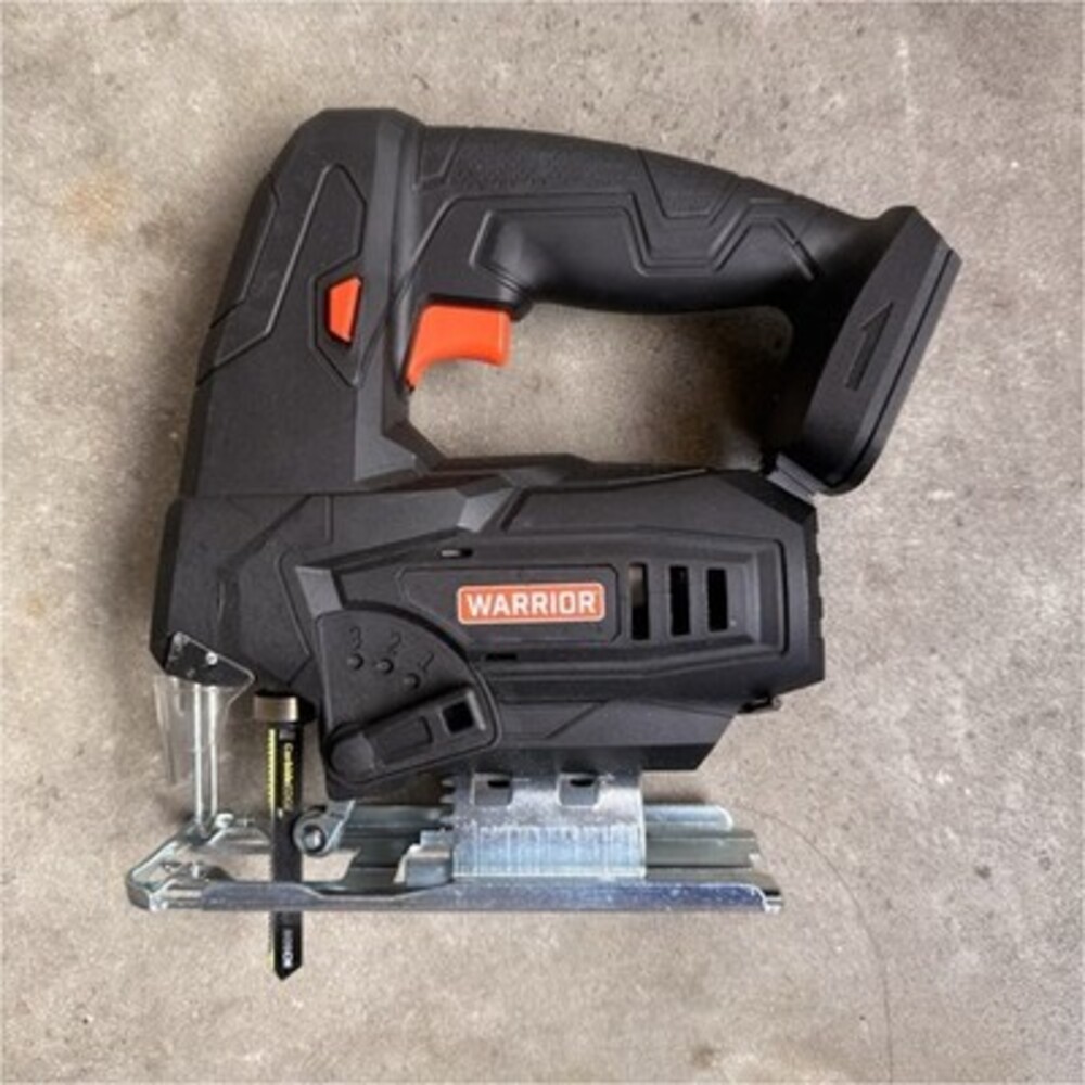WARRIOR 18V Li-Ion Cordless Jigsaw 57613 Black 2in Depth 45° Brushed